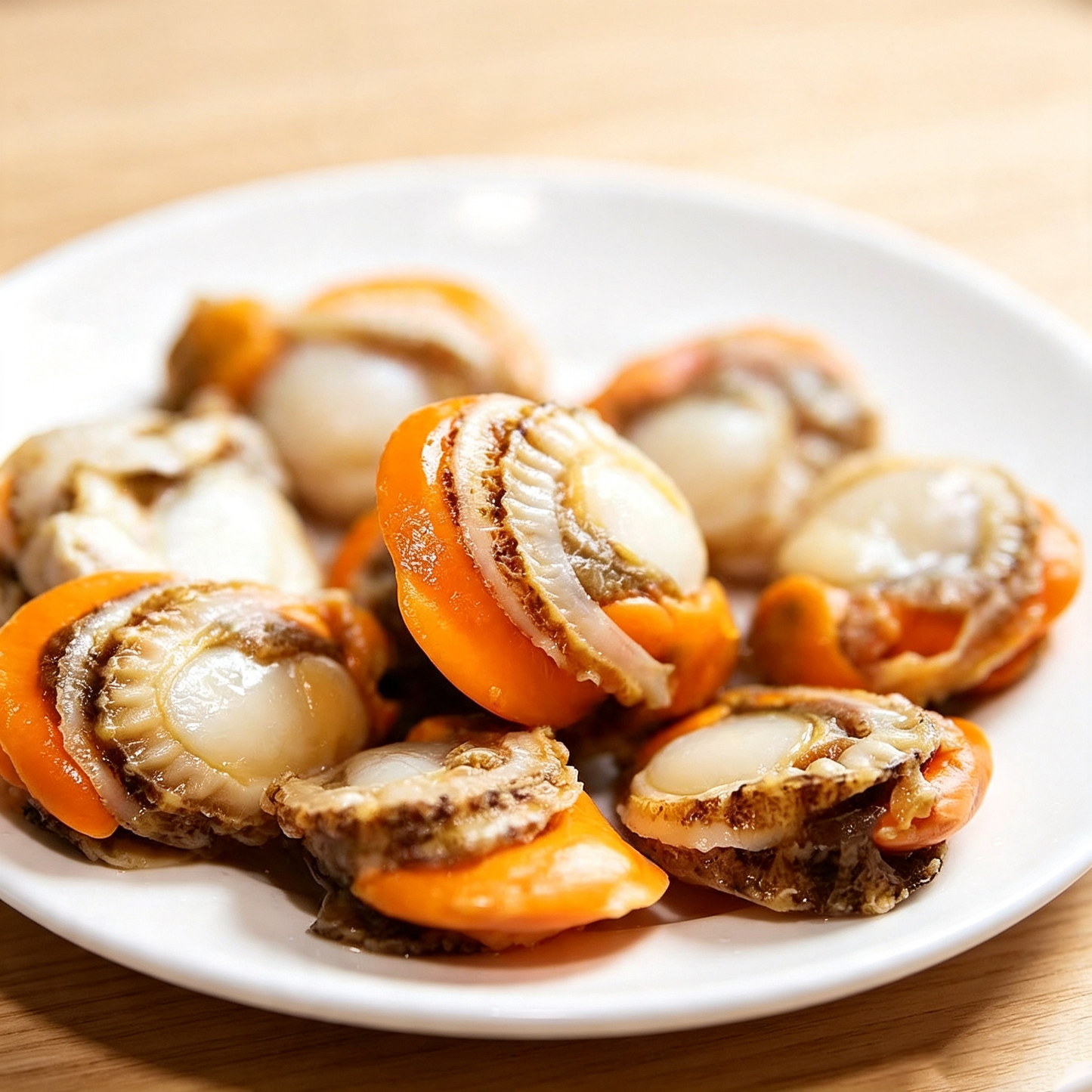 Wild Caught Frozen Scallops with Roe