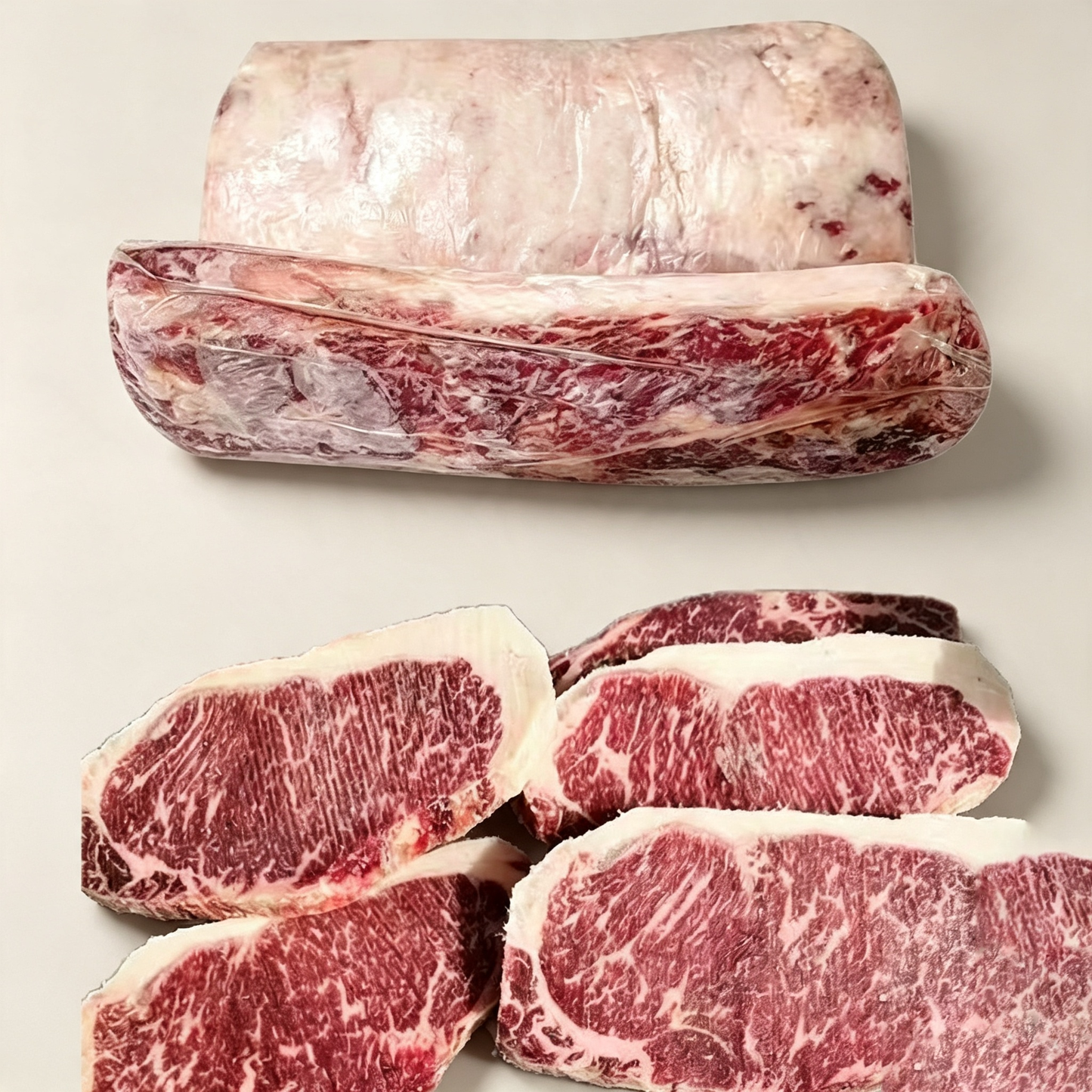 Well-Marbled Beef Loin Cut