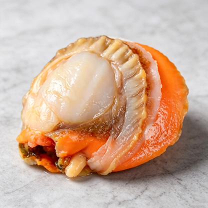 Wild Caught Frozen Scallops with Roe