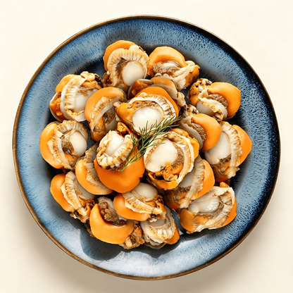 Wild Caught Frozen Scallops with Roe